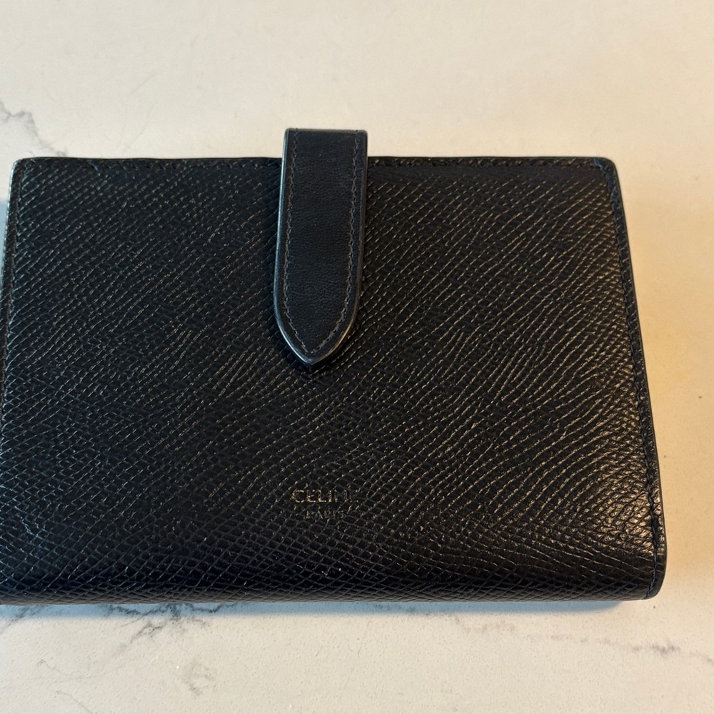 Celine Black Leather Wallet - Picture 2 of 6
